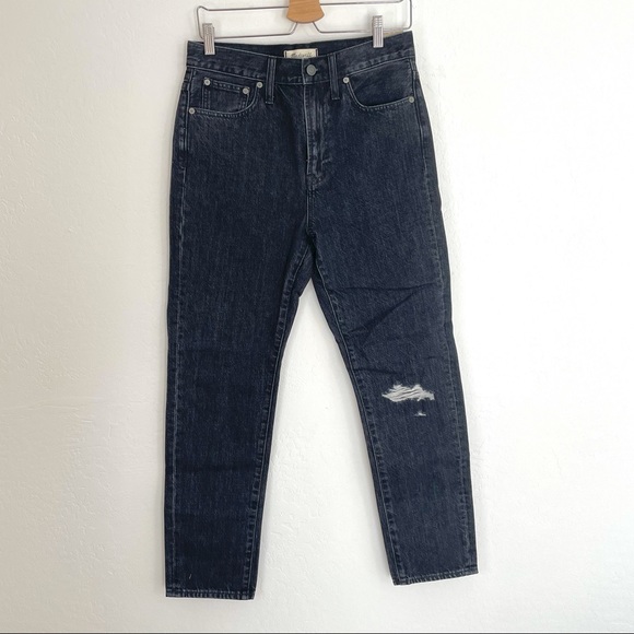 Madewell The perfect vintage jean dark wash mid waist denim size 28 - Picture 13 of 13